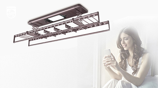 飛利浦智能晾衣架，打造家的舒適圈