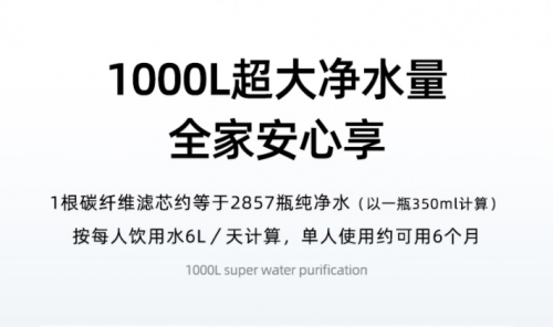 森意碳纖維凈水器品牌，2分鐘快裝，1秒改變水質(zhì)~