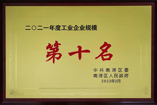 世友木業(yè)斬獲2021年度“新象”、“規(guī)模十強”、“稅收十強”企業(yè)三項嘉獎