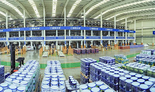 晨陽水漆與富煌木業(yè)達(dá)成戰(zhàn)略合作，共筑人類綠色生活空間!