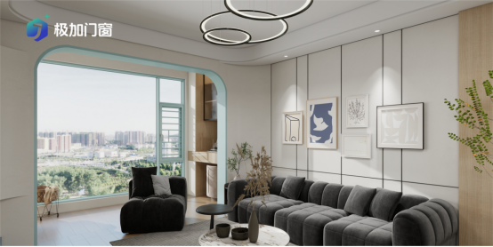 極加門(mén)窗：用莫蘭迪色系重構(gòu)空間美學(xué)，讓家成為流動(dòng)的藝術(shù)館